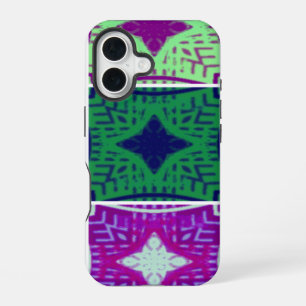 Beautiful African Chequered Art Print iPhone 16 Case