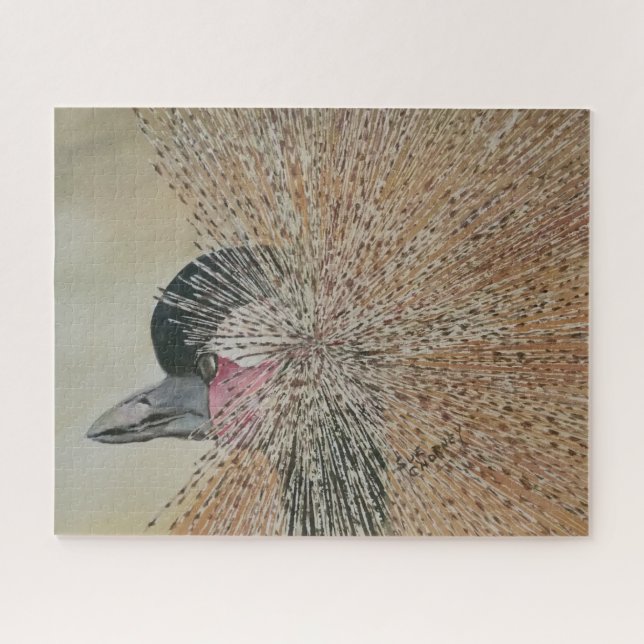 Beautiful African Crane Jigsaw Puzzle (Horizontal)