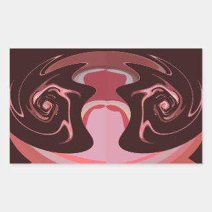 Beautiful African Maroon Motif Print Design Sticker