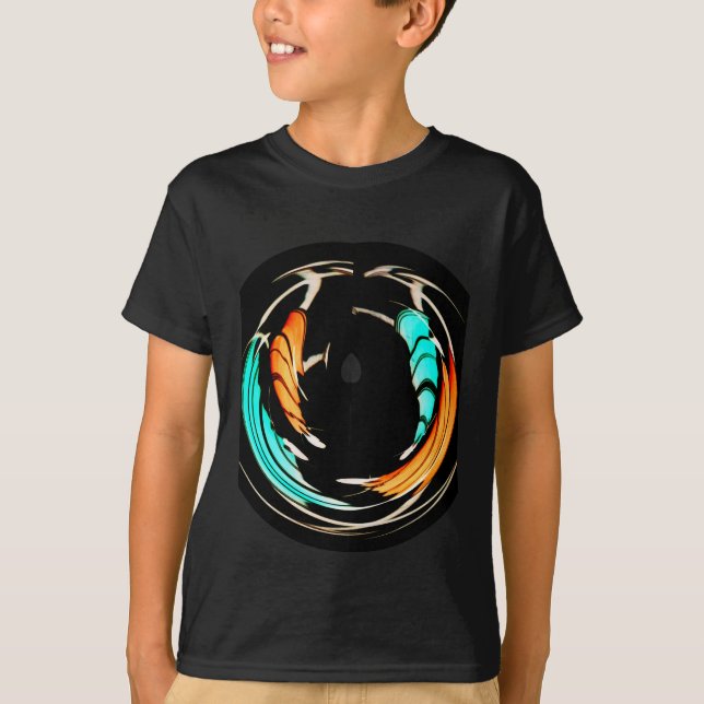 Beautiful African Motif Art Print T-Shirt (Front)