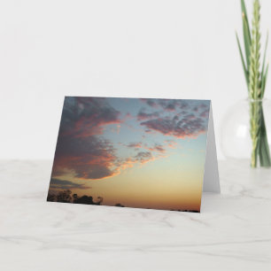 BEAUTIFUL AFRICAN SUNSET CARD