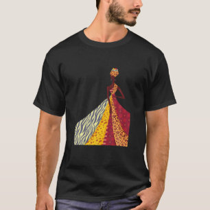 Beautiful African Woman Graphic T-Shirt