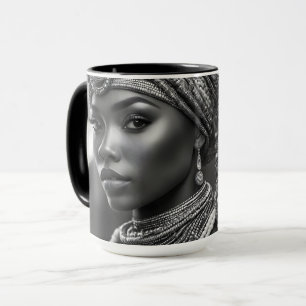 Beautiful African woman Mug