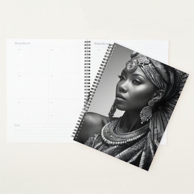 Beautiful African woman Planner (Display)