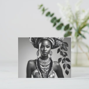 Beautiful African woman Postcard