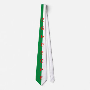 Beautiful Algeria Flag Tie