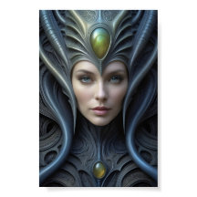 Beautiful Alien Woman - 007 - Fantasy Art