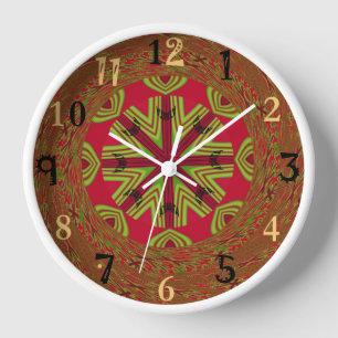Beautiful Amazing Africa Art Traditional Design Clock