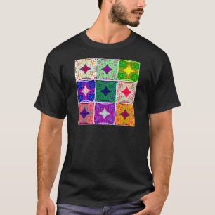 Beautiful Amazing African Chequered  Print pattern T-Shirt