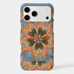 Beautiful amazing African colourful Giraffe blank