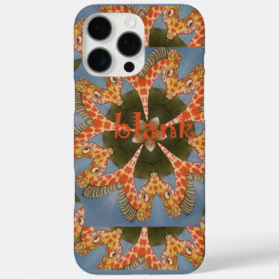Beautiful amazing African colourful Giraffe blank iPhone 16 Pro Max Case