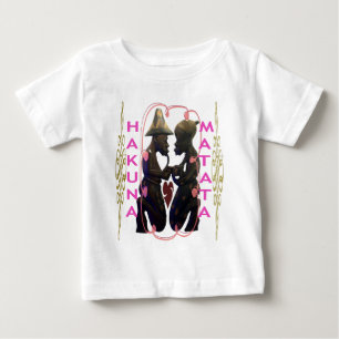 Beautiful  Amazing African Couple: A Romantic Art Baby T-Shirt