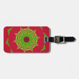 Beautiful amazing  African ethnic tribal red  Art Luggage Tag