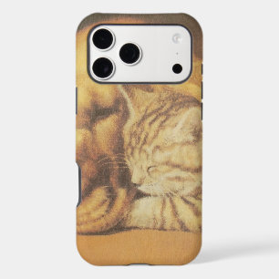 Beautiful Amazing Cat and Dog Cuddling Art Print