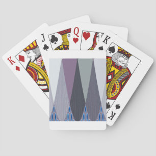 Beautiful Amazing Chevron Design Art Print Playing Cards