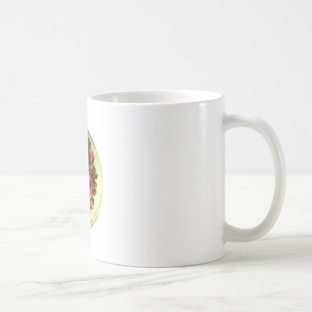 Beautiful amazing colourful rose design coffee mug (Right)
