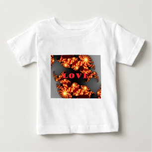 Beautiful amazing colourful universe Love text Baby T-Shirt