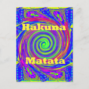 Beautiful Amazing Colourful  Whirl Vector Geometri Postcard