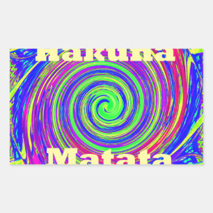 Beautiful Amazing Colourful  Whirl Vector Geometri Sticker