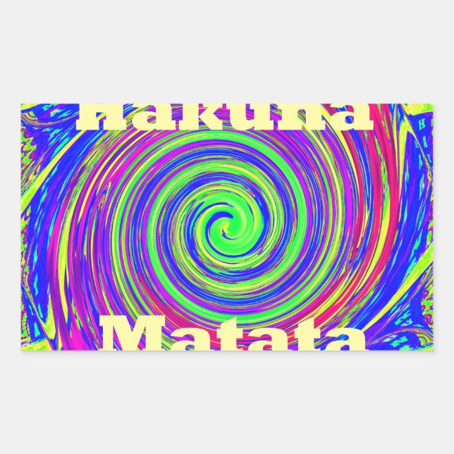 Beautiful Amazing Colourful  Whirl Vector Geometri Sticker (Front)