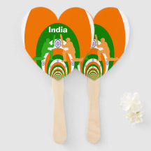 Beautiful Amazing Cricket India  Hand Fan