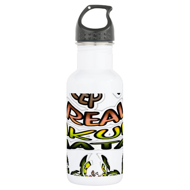 Beautiful amazing customizable Trendy Art Design  532 Ml Water Bottle (Front)