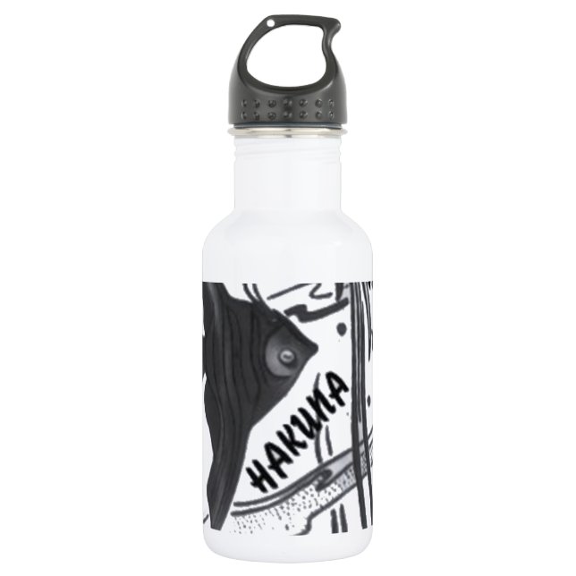 Beautiful amazing customizable Trendy Art Design  532 Ml Water Bottle (Front)