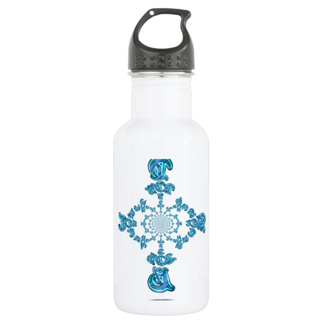 Beautiful amazing customizable Trendy Art Design  532 Ml Water Bottle (Front)