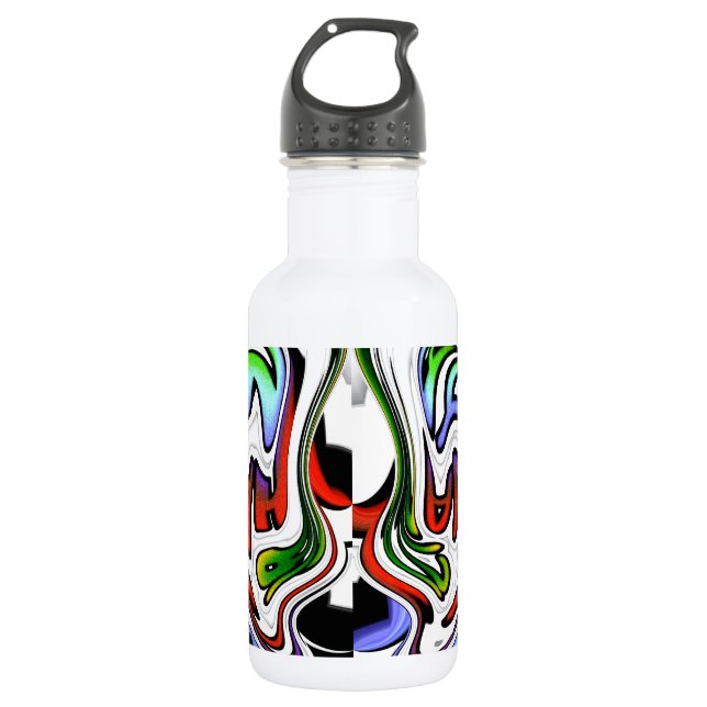 Beautiful amazing customizable Trendy Art Design  532 Ml Water Bottle (Front)