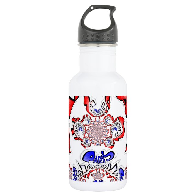 Beautiful amazing customizable Trendy Art Design  532 Ml Water Bottle (Front)