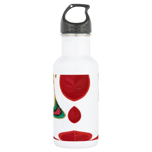Beautiful amazing customizable Trendy Art Design  532 Ml Water Bottle (Front)