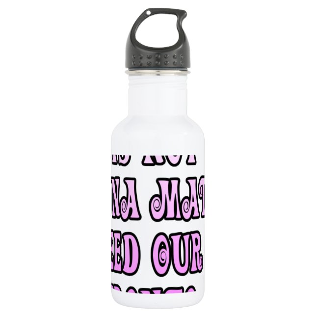 Beautiful amazing customizable Trendy Art Design  532 Ml Water Bottle (Front)