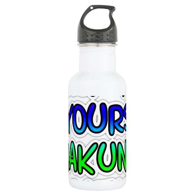 Beautiful amazing customizable Trendy Art Design  532 Ml Water Bottle (Front)