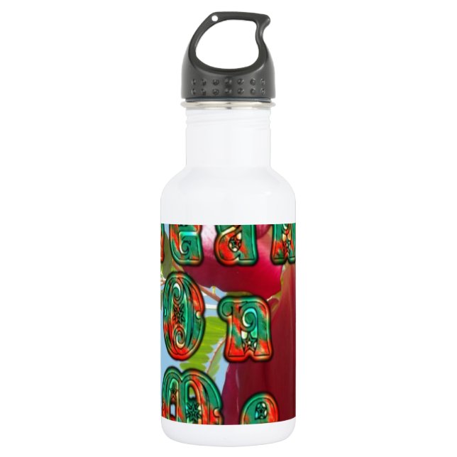 Beautiful amazing customizable Trendy Art Design  532 Ml Water Bottle (Front)