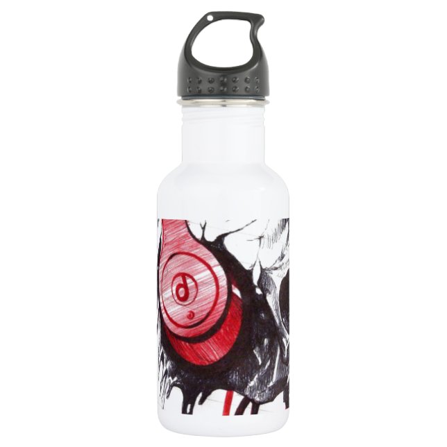 Beautiful amazing customizable Trendy Art Design  532 Ml Water Bottle (Front)