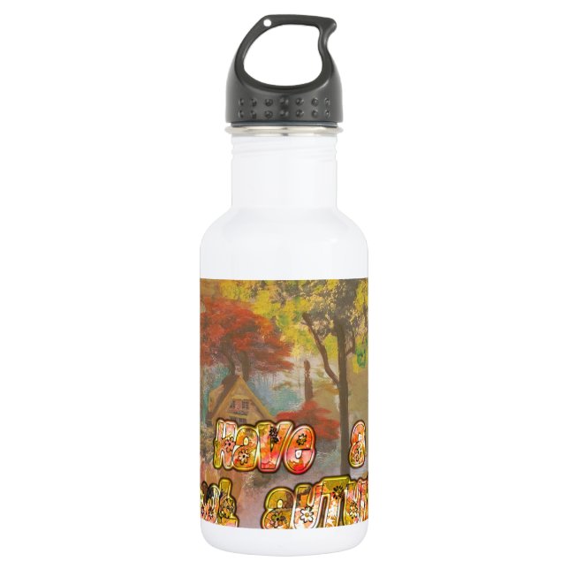 Beautiful amazing customizable Trendy Art Design  532 Ml Water Bottle (Front)