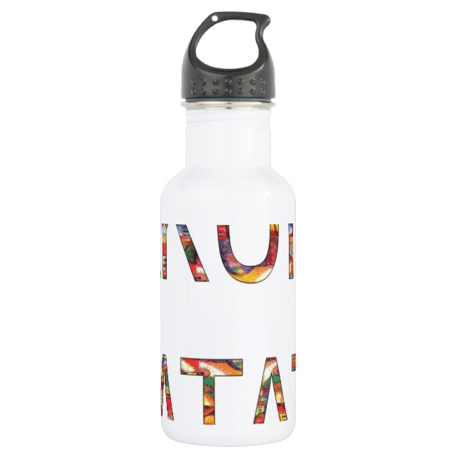 Beautiful amazing customizable Trendy Art Design  532 Ml Water Bottle (Front)
