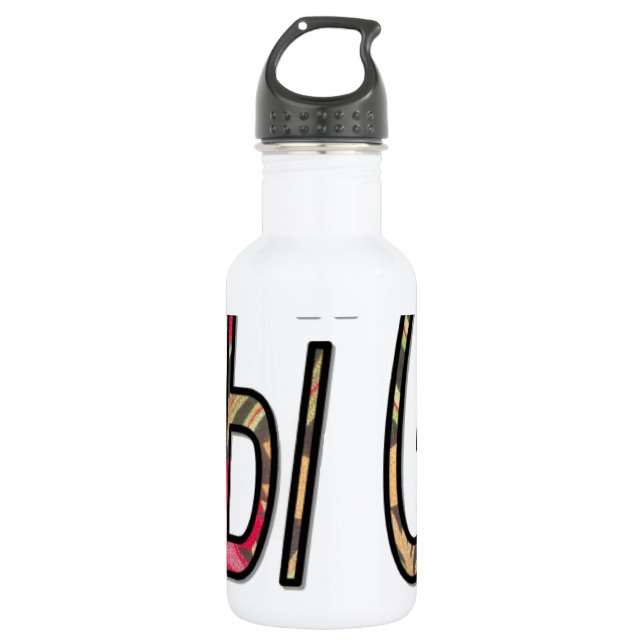 Beautiful amazing customizable Trendy Art Design  532 Ml Water Bottle (Front)