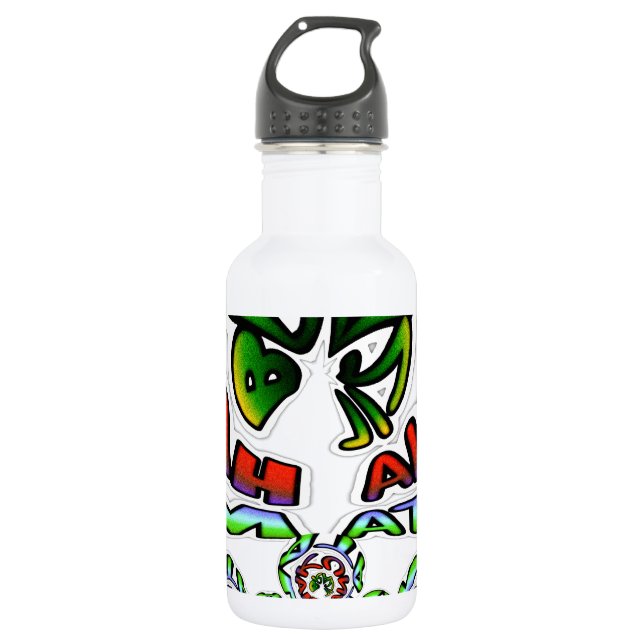 Beautiful amazing customizable Trendy Art Design  532 Ml Water Bottle (Front)