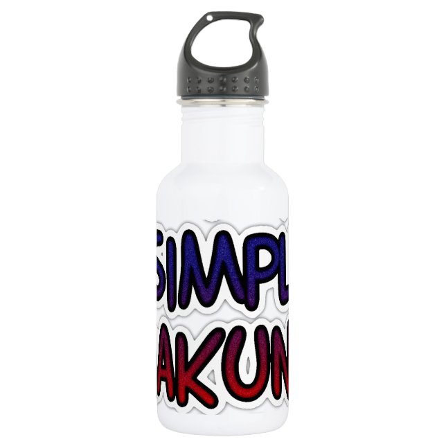 Beautiful amazing customizable Trendy Art Design  532 Ml Water Bottle (Front)