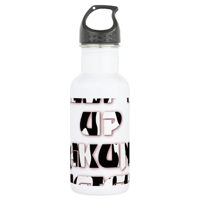 Beautiful amazing customizable Trendy Art Design  532 Ml Water Bottle (Front)