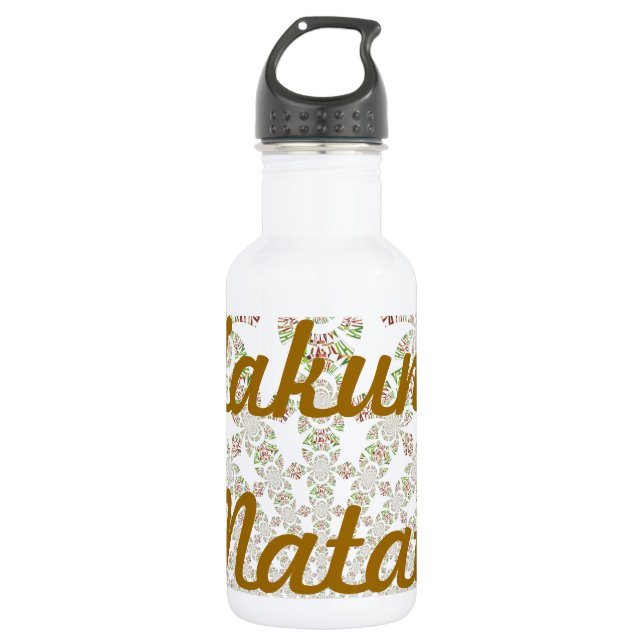 Beautiful amazing customizable Trendy Art Design  532 Ml Water Bottle (Front)