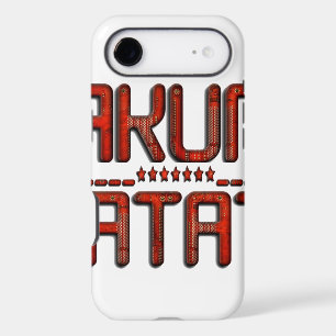 Beautiful Amazing Embossed Red Hakuna Matata Text 