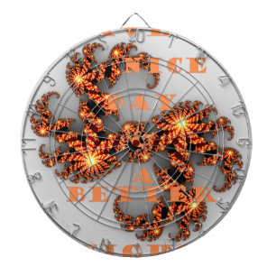 Beautiful amazing feminine Have a Nicer Day Dartboard