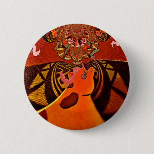 Beautiful Amazing Giraffe love safari animals 2 Inch Round Button