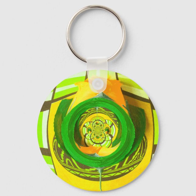 Beautiful Amazing Giraffe  love safari animals  Keychain (Front)