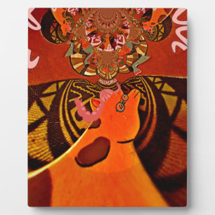 Beautiful Amazing Giraffe love safari animals Plaque