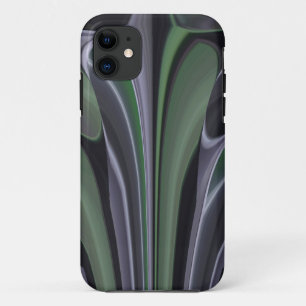 Beautiful Amazing Green Aurora Texture Art Design iPhone 11 Case