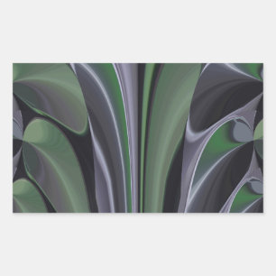 Beautiful Amazing Green Aurora Texture Art Design Sticker