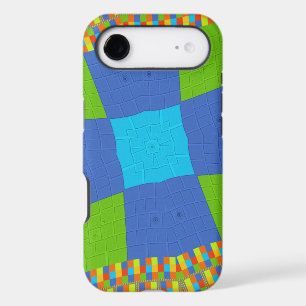 Beautiful Amazing Green Blue Cyan Art Print Design